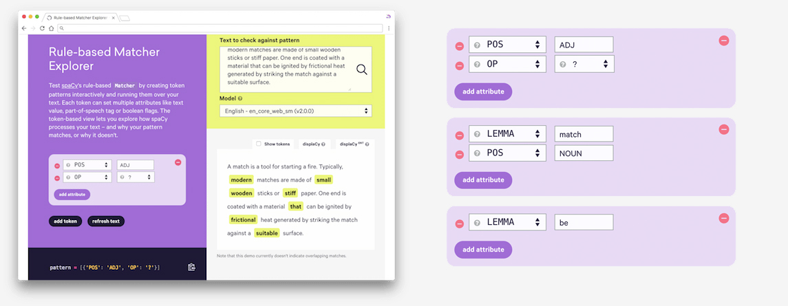 Matcher demo